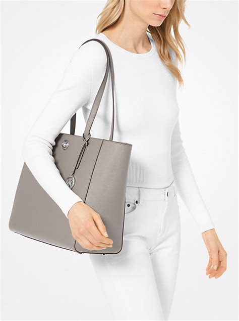 michael kors rivington large tote|Rivington Large Leather Utility Crossbody Bag.